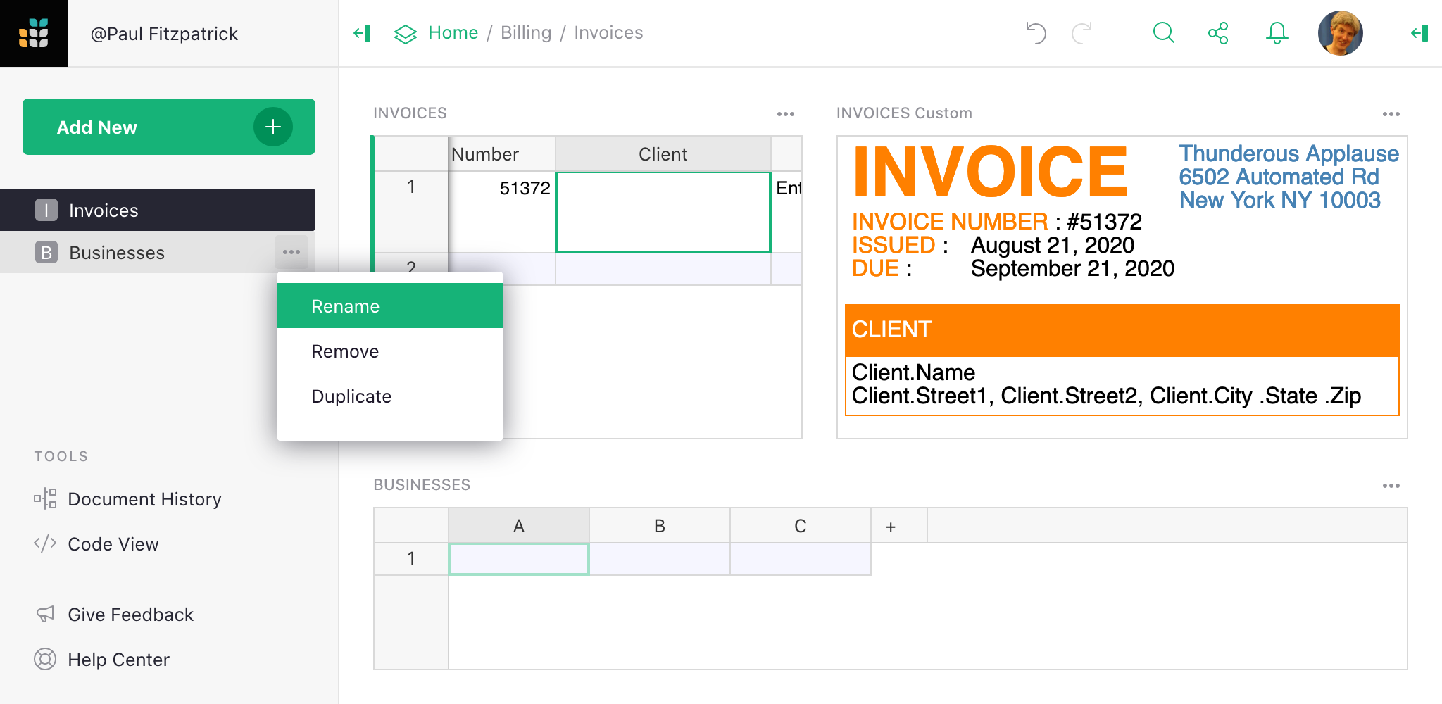 Invoice